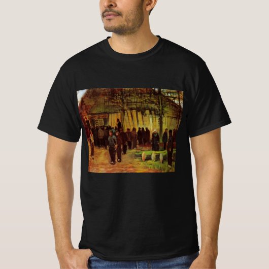 T-shirt Vente de bois par Vincent van Gogh (Devant)