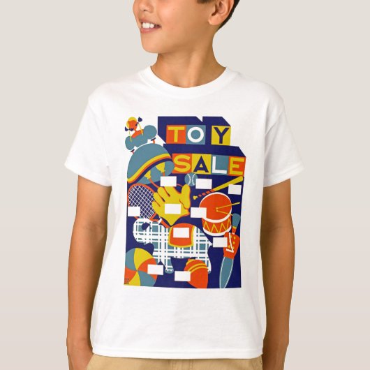 T-shirt Vente de jouets (Devant)