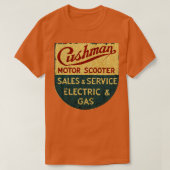 T-shirt Vente et service de scooter Cushman (Design devant)