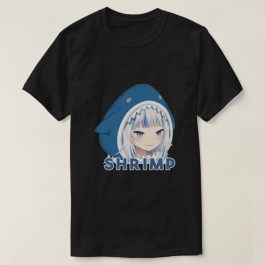 T-shirt [ VENTE ] Gawr Gura SHRIMP 01 Classic (Design devant)