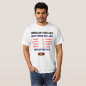 T-shirt VENTE JAMAÏCAINE YARD (Devant entier)