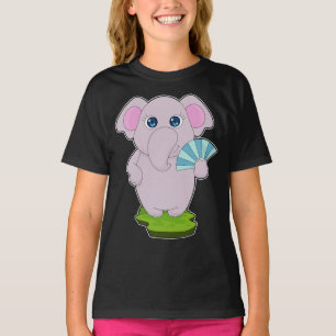 T-shirt Ventilateur à main éléphant