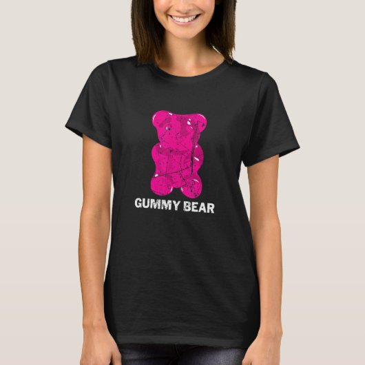T-shirt Ventilateur de bonbons Gummy Ours doux Gummies (Devant)