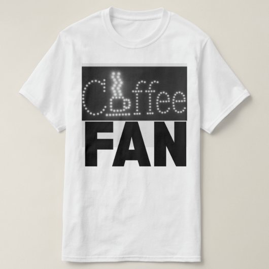 T-shirt Ventilateur de café (Design devant)