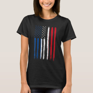 T-shirt Ventilateur de football du drapeau néerlandais de