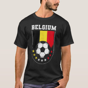 T-shirt Ventilateur de football du pavillon de Belgique