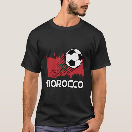 T-shirt Ventilateur de football marocain (Devant)