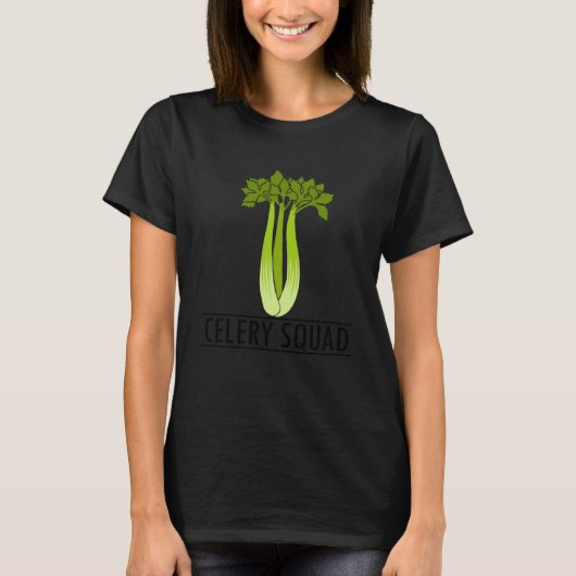 T-shirt Ventilateur de légumes céleri squad poitrine ironi (Devant)