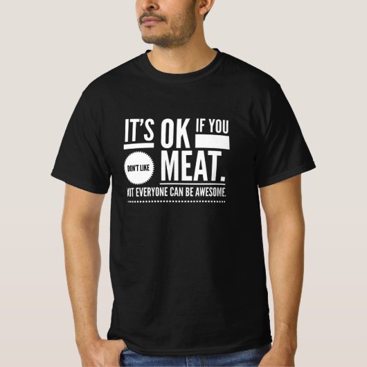 T-shirt Ventilateur de viande Barbecue Grill (Devant)