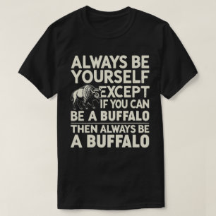 T-shirt Ventilateur faunique de bison d'amant de Buffalo