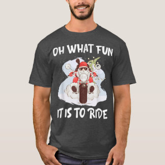 T-shirt Ventilateur moto Père Noël Joyeux Noël Noël Noël N