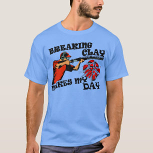 T-shirt ventilateurs de piège à pigeon d'argile 1