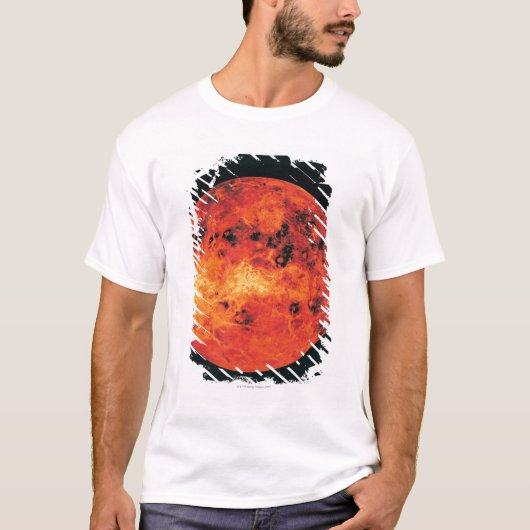 T-shirt Vénus, carte de radar (Devant)