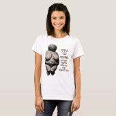 T-shirt Vénus de Willendorf (Devant entier)