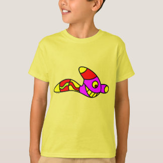 T-shirt ver de dessin animé par jango fashion creation t-s