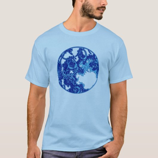 T-shirt Ver de la fractale 1. 4 (Devant)