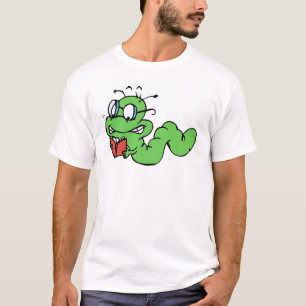 T-shirt ver de livre