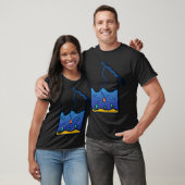 T-shirt Ver de pêche mignon (Unisexe)