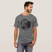 T-shirt Ver en spirale de Fractoid. 3 (Devant entier)