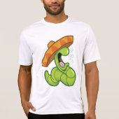 T-shirt Ver ivre avec Sombrero Mexican Party (Devant)