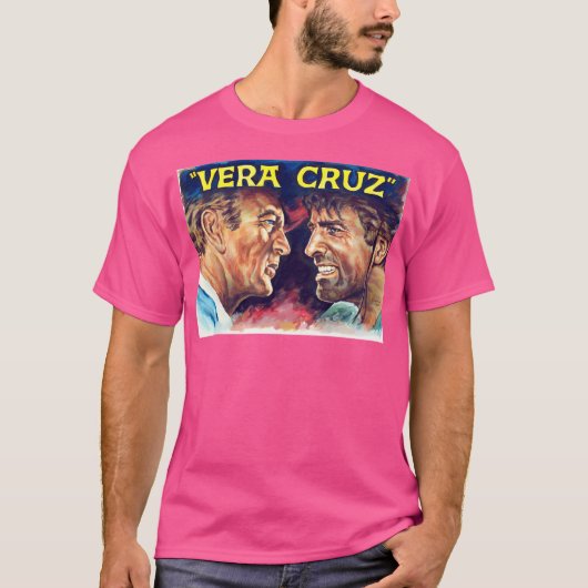 T-shirt Vera Cruz - Burt Lancaster Gary Cooper Western Mov (Devant)