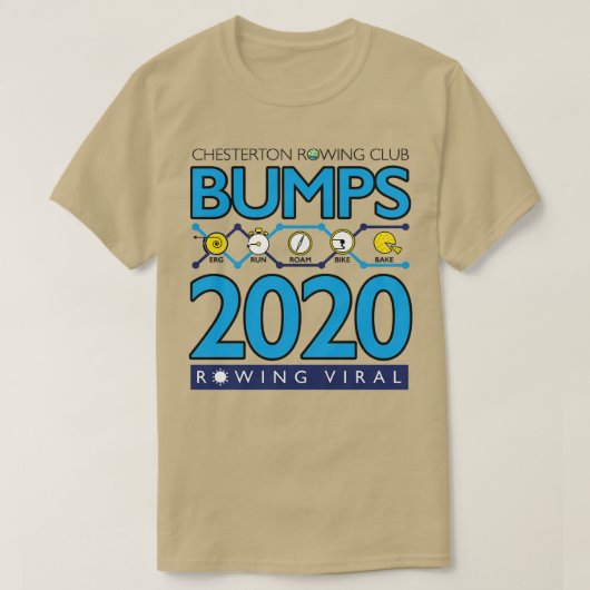 T-shirt Vérale de rame Bumps 2020 (Design devant)