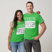 T-shirt verde Sauce (Unisexe)