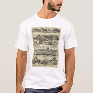 T-shirt Verger de colline et de cèdre de verger, le Kansa