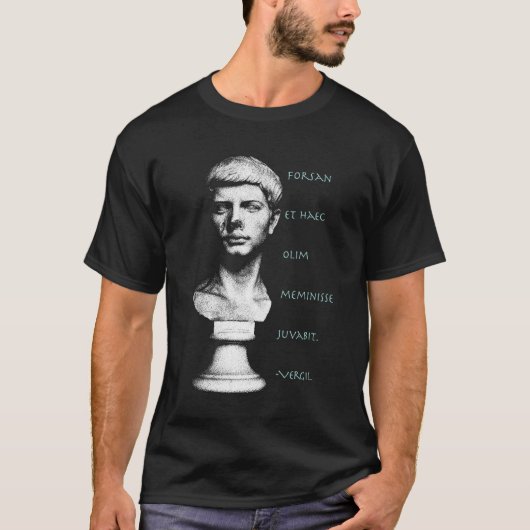 T-shirt Vergil-Forsan sur le noir (Devant)