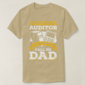 T-shirt Vérification Comptabilité Cpa Auditeur Papa Père C (Design devant)