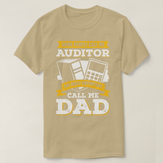 T-shirt Vérification Comptabilité Cpa Auditeur Papa Père C (Design devant)