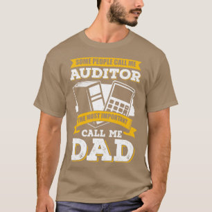 T-shirt Vérification Comptabilité Cpa Auditeur Papa Père C