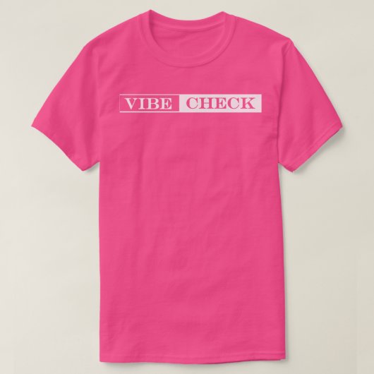 T-shirt vérification de vibe (Design devant)