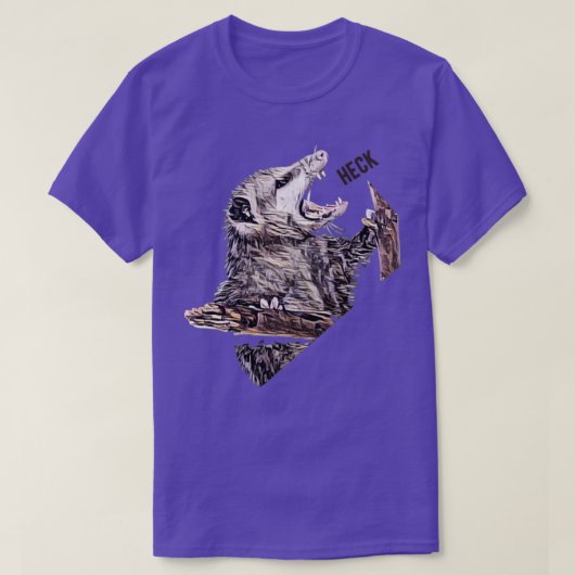 T-shirt Vérifier le possum (Design devant)