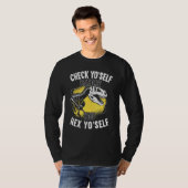 T-shirt Vérifier soi-même avant de vous Rex Yo Self T Rex (Devant entier)