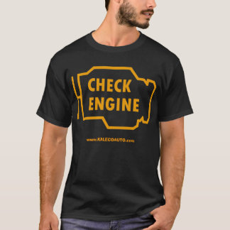 T-shirt Vérifiez la chemise de moteur