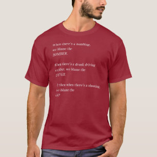 T-shirt Vérifiez le blâme
