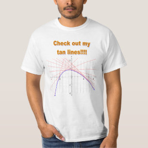 T-shirt Vérifiez mes lignes bronzages