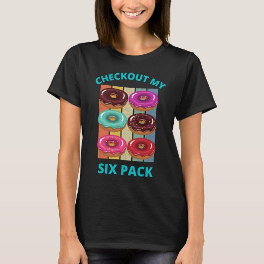 T-SHIRT VÉRIFIEZ MES SIX DONUTS PACK (Devant)