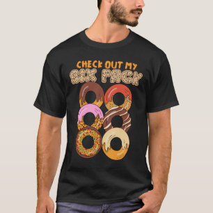 T-shirt Vérifiez Mon Six Pack - Entraînement Abdos Donuts