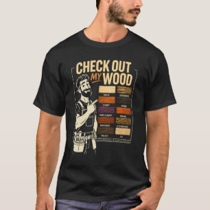 T-shirt Vérifiez Mon Travail De Menuiserie Charpentier Typ