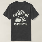 T-shirt Véritable Camping Dans Les Tentes 2 (Design devant)