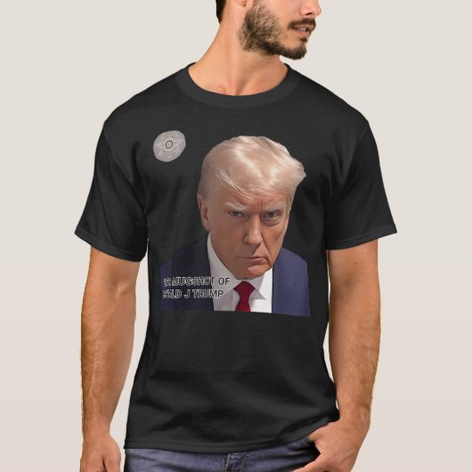 T-shirt Véritable Capture D'Écran De Donald J Trump (Devant)