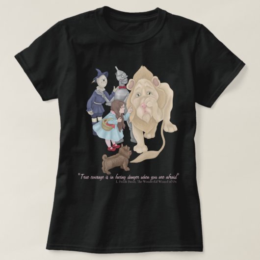 T-shirt Véritable courage (Design devant)