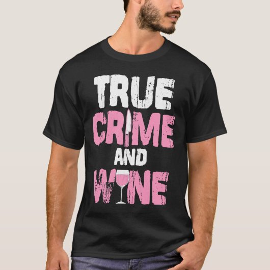 T-shirt Véritable Crime Et Vin Véritable Crime Tv Ventilat (Devant)