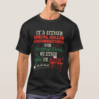 T-shirt Véritable crime Serial Killer documentaires Aimer