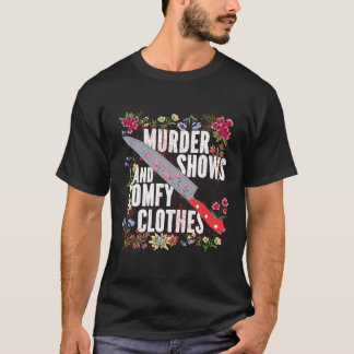 T-shirt Véritable Criminalité Montrer Le Meurtre Montre Et