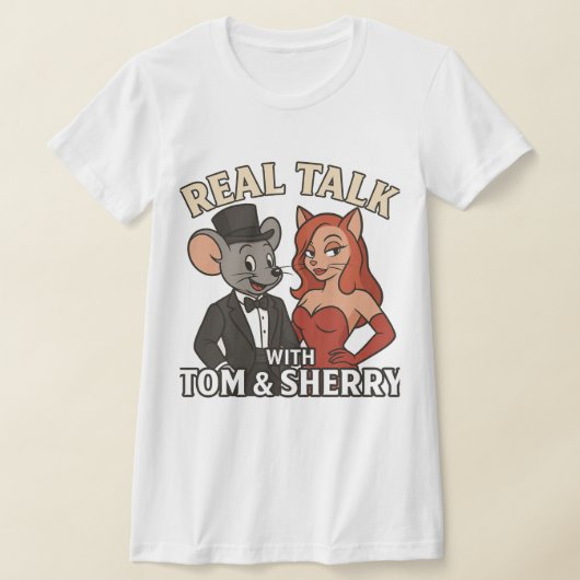 T-shirt Véritable discussion avec Tom et Sherry Fan T-shir (Poser)