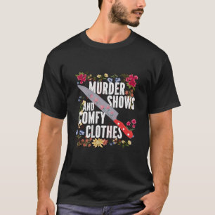 T-shirt Véritable Émission Criminelle Montre Et Contente