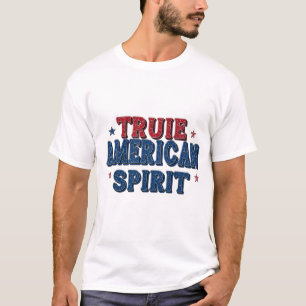 T-shirt Véritable esprit américain